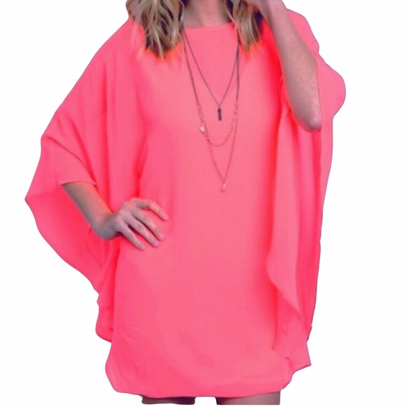 NWT Coral Flattering Versatile Dolman Dress - Picture 4 of 4